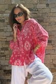 Hush Pillow Cotton Bandana B Boyfriend Shirt Miami Pink